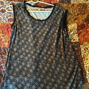 Loft sleeveless tops size 6 multi color